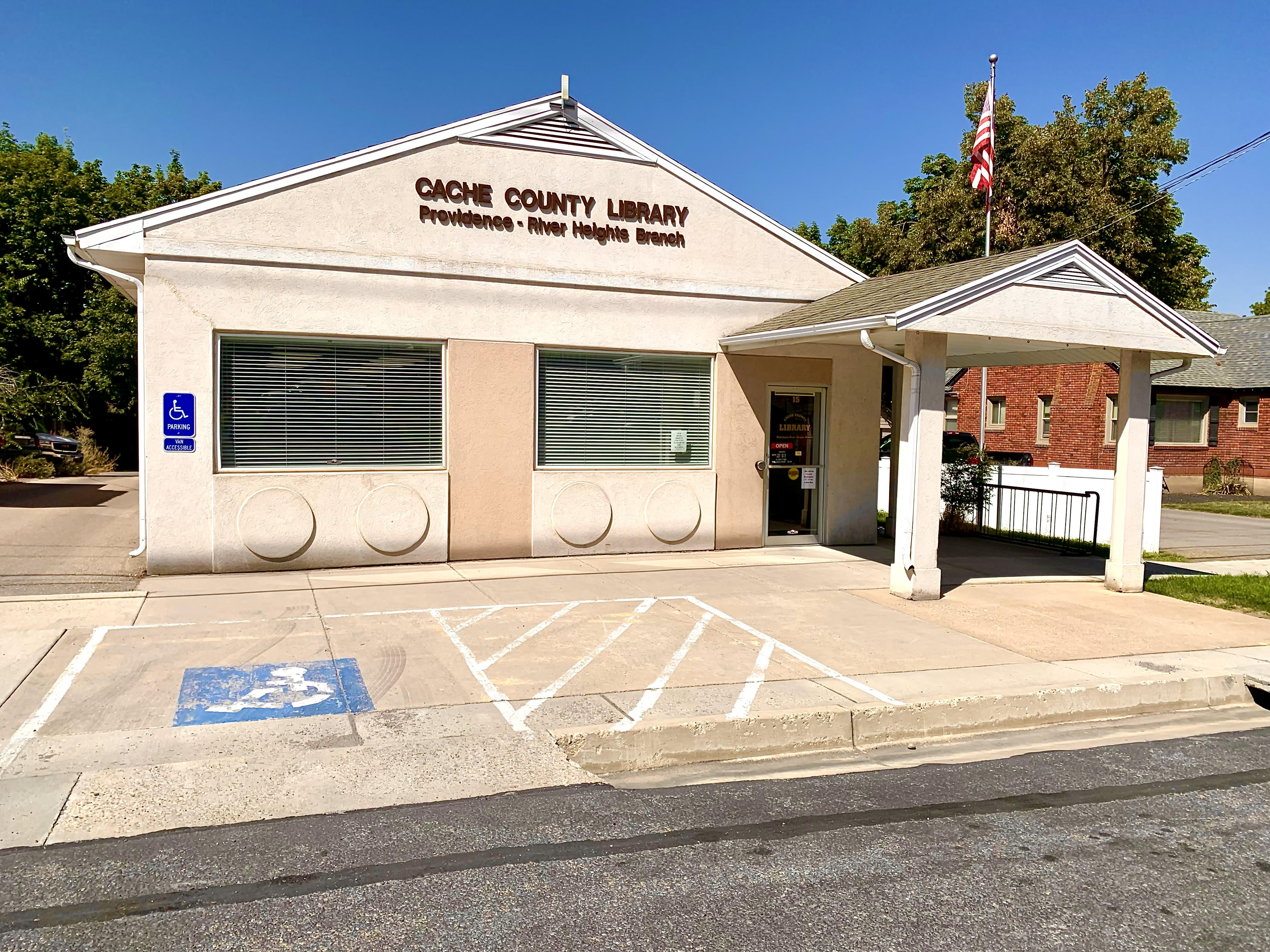 Exterior of library